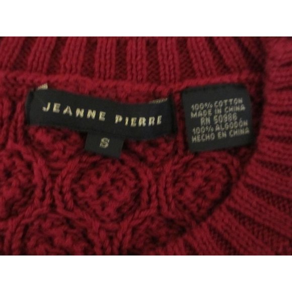 JEANNE PIERRE PINK SWEATER SMALL EXCELLENT CONDITION - Picture 3 of 3